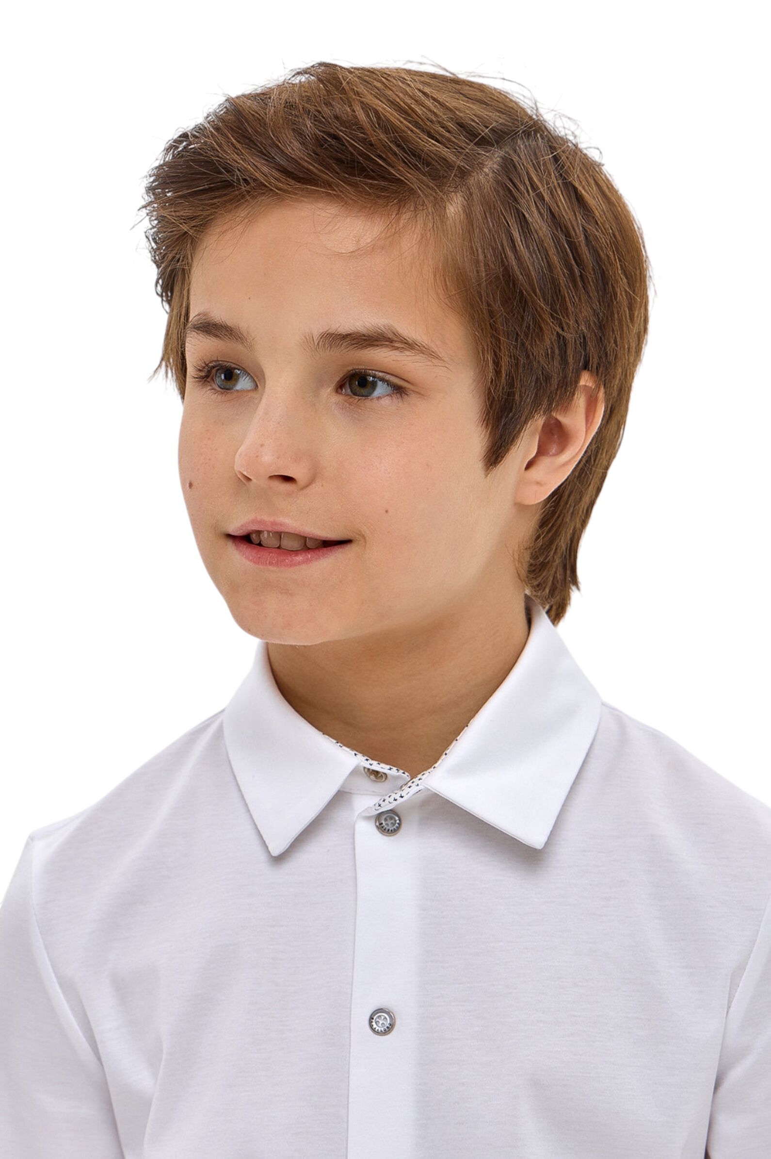 Рубашка мал. АРТ.731.3.31,бел,хл-пу