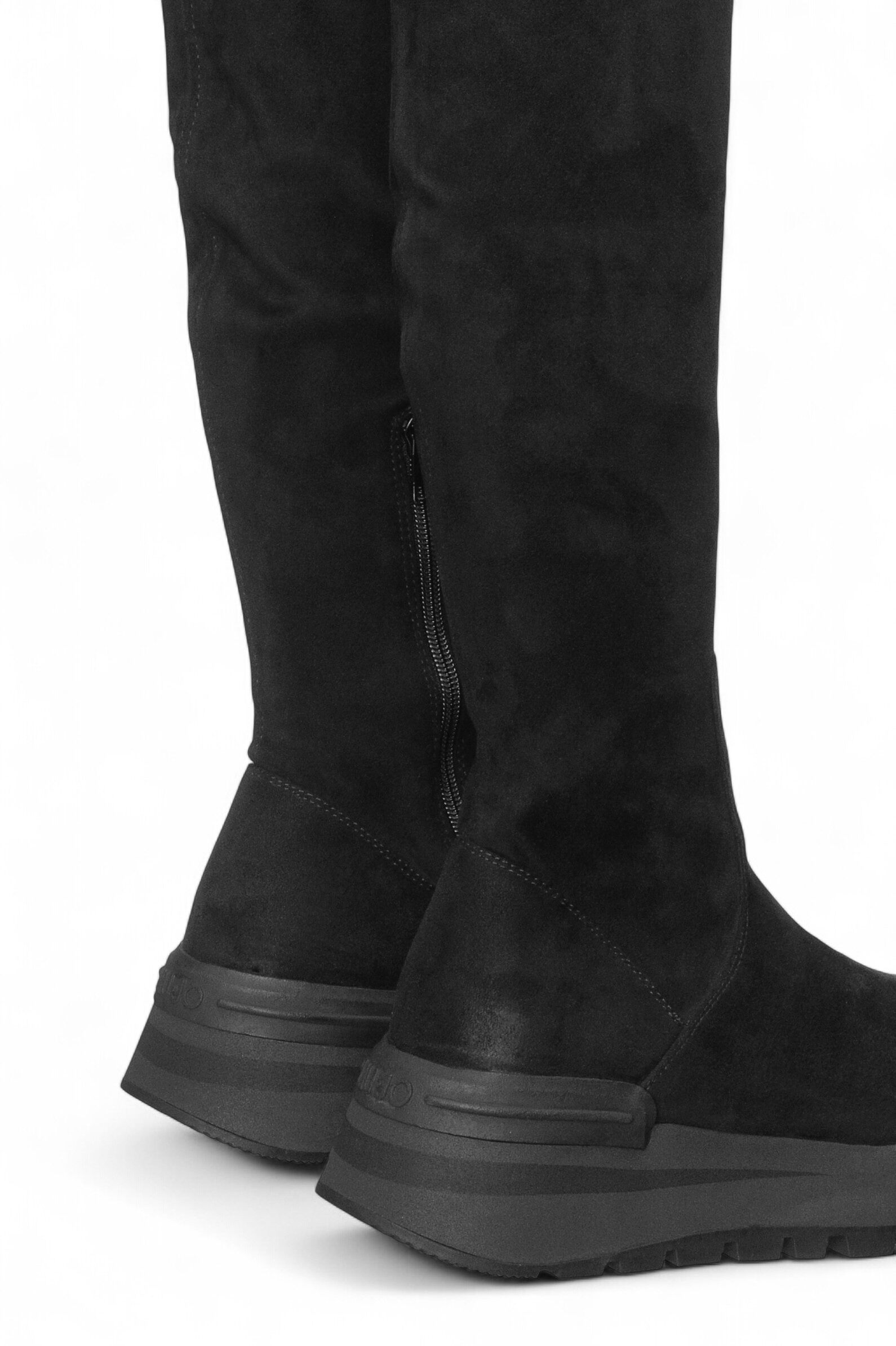 Ботфорты жен. АРТ.BF5053TX02822222,чер,тек/тек