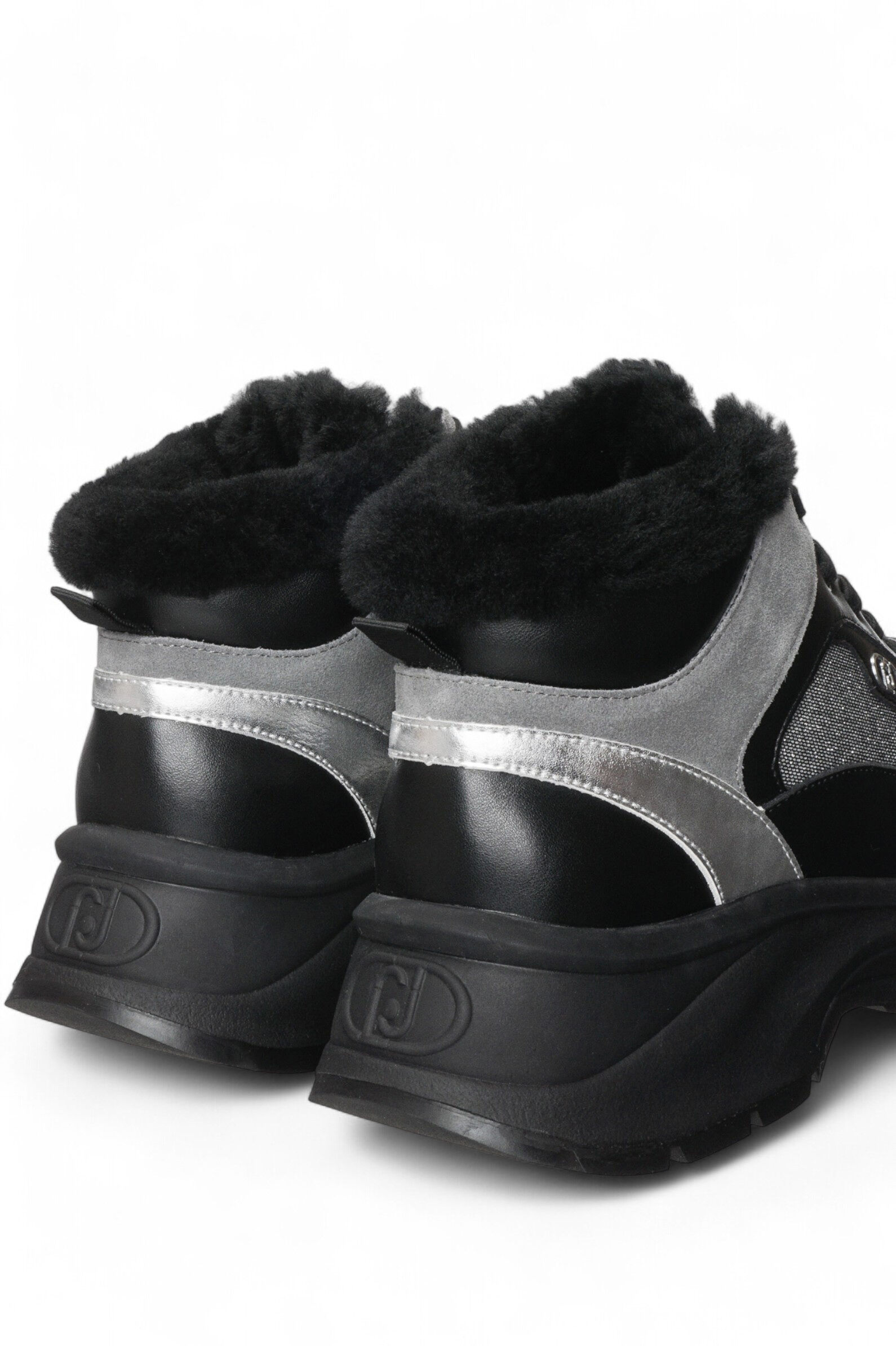 Ботинки жен. АРТ.BF5073PX78822222,чер-сереб,н.к-з-тек/н.м