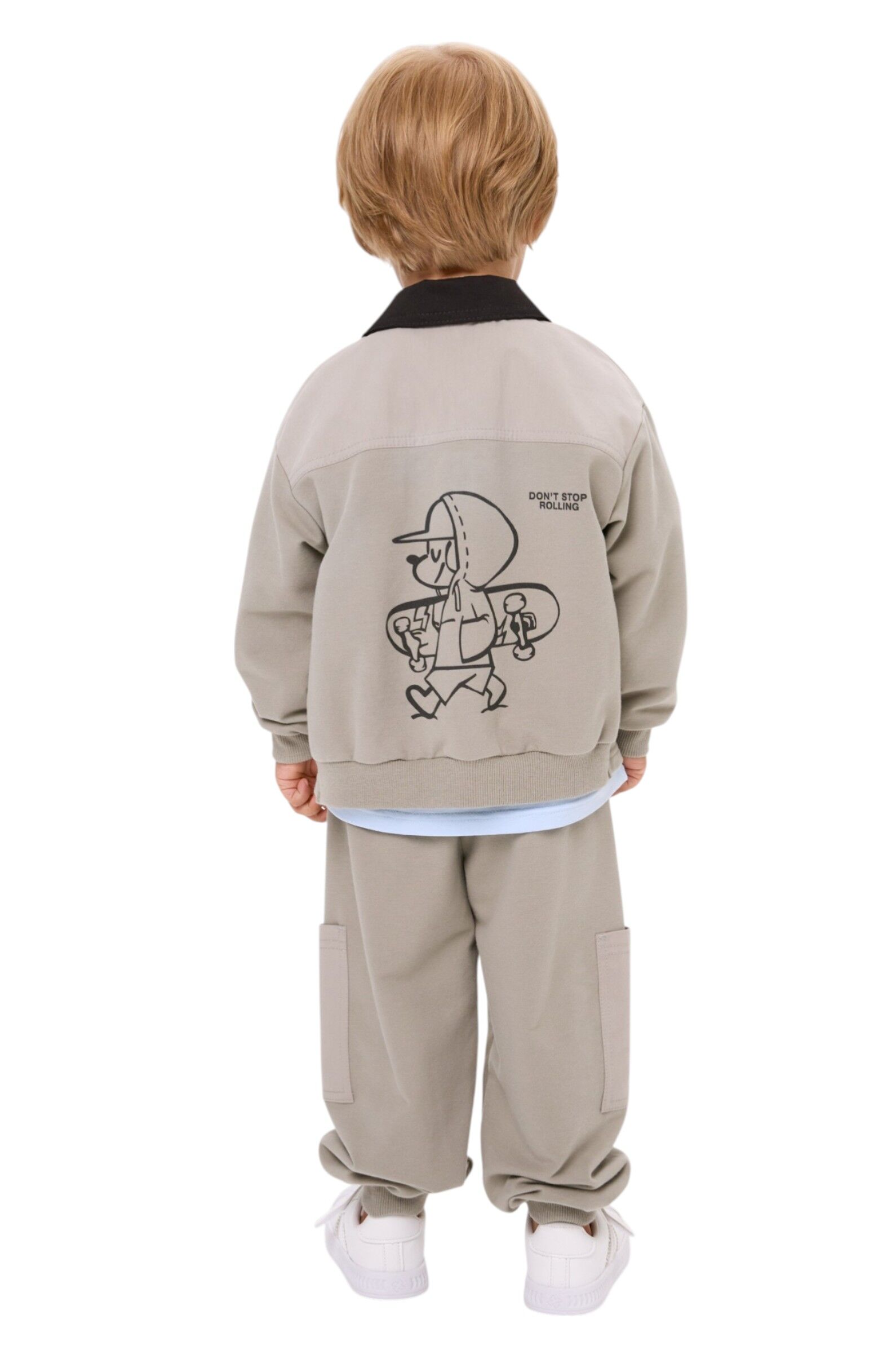 Брюки мал. АРТ.260041,хаки,хл-эл