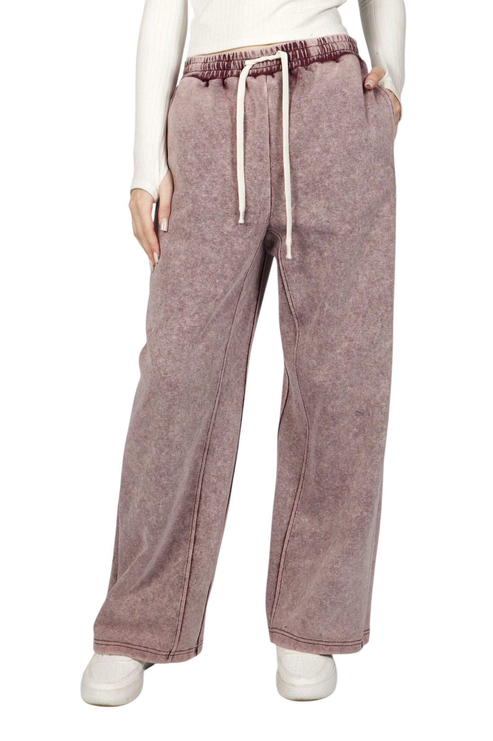 Брюки АРТ.B-TR35462,бордо,хл