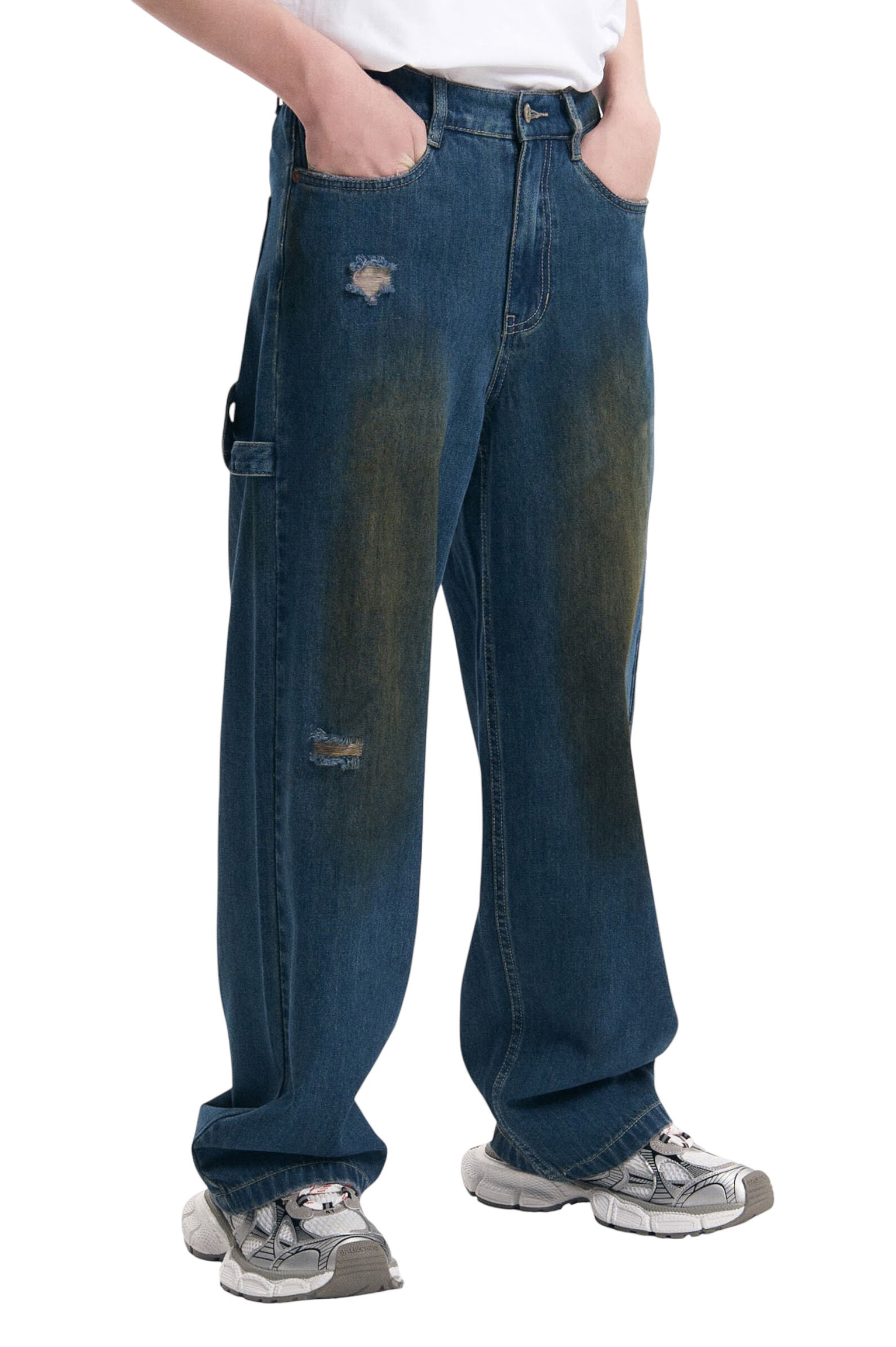 Джинсы АРТ.AT125381,син,хл-пэ