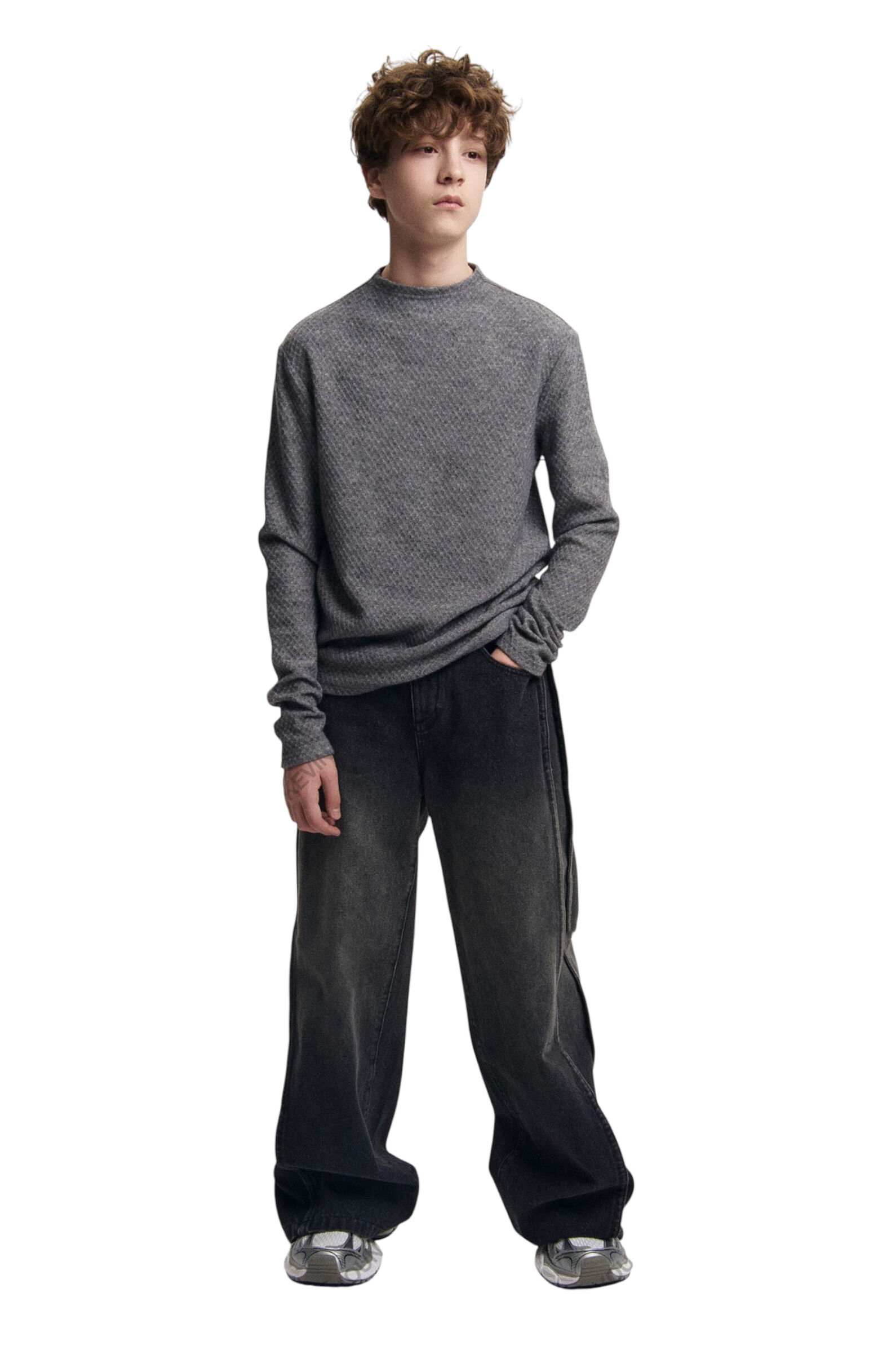 Джинсы АРТ.AT125395,чер,хл-пэ