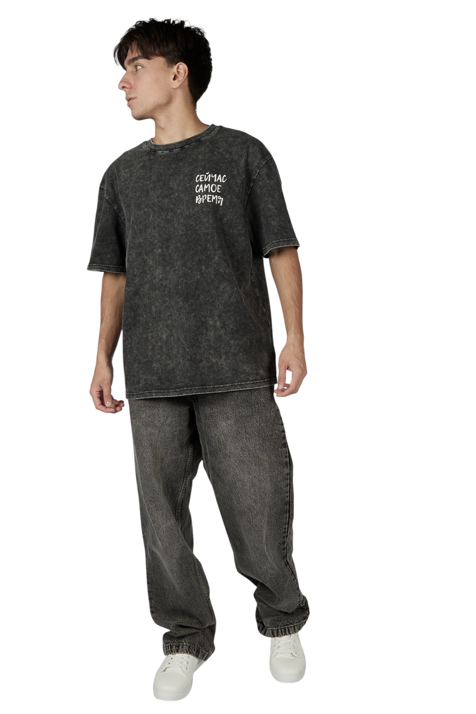 Футболка АРТ.B-TS36023,чер,хл