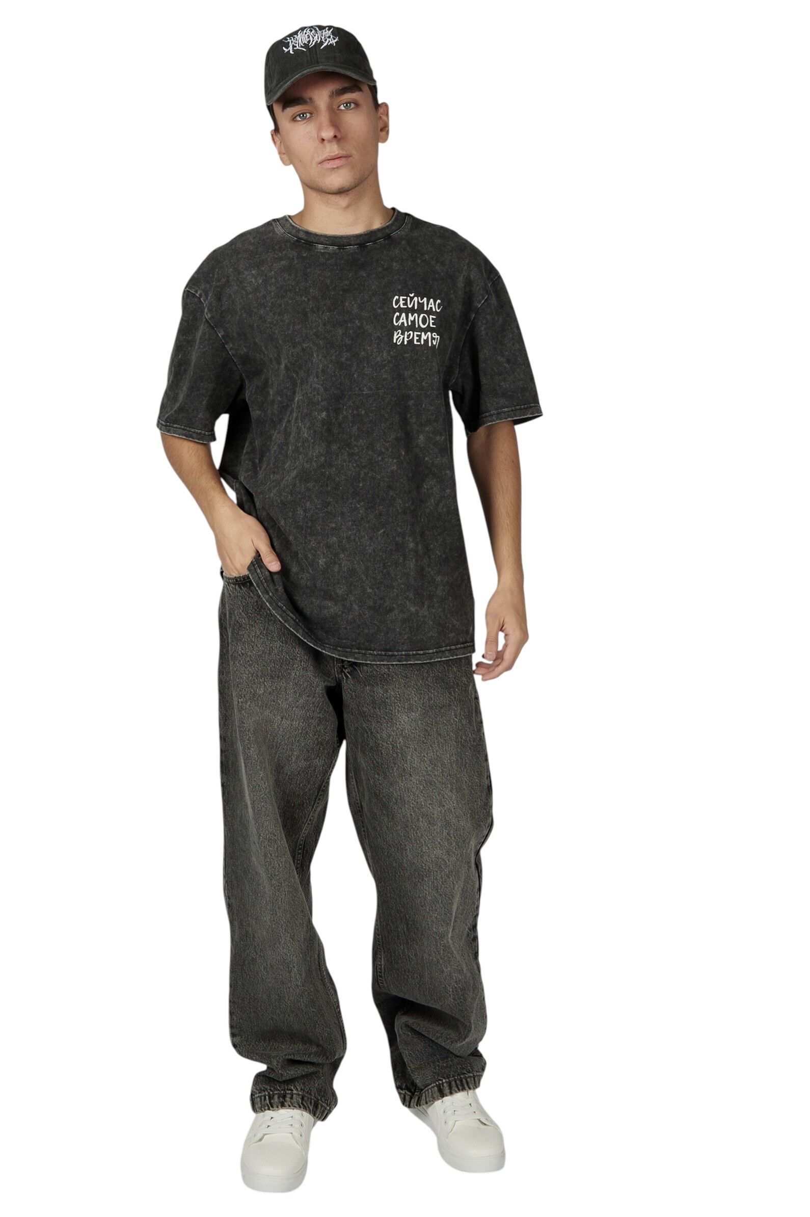 Кепка АРТ.A-KP56507,чер,хл