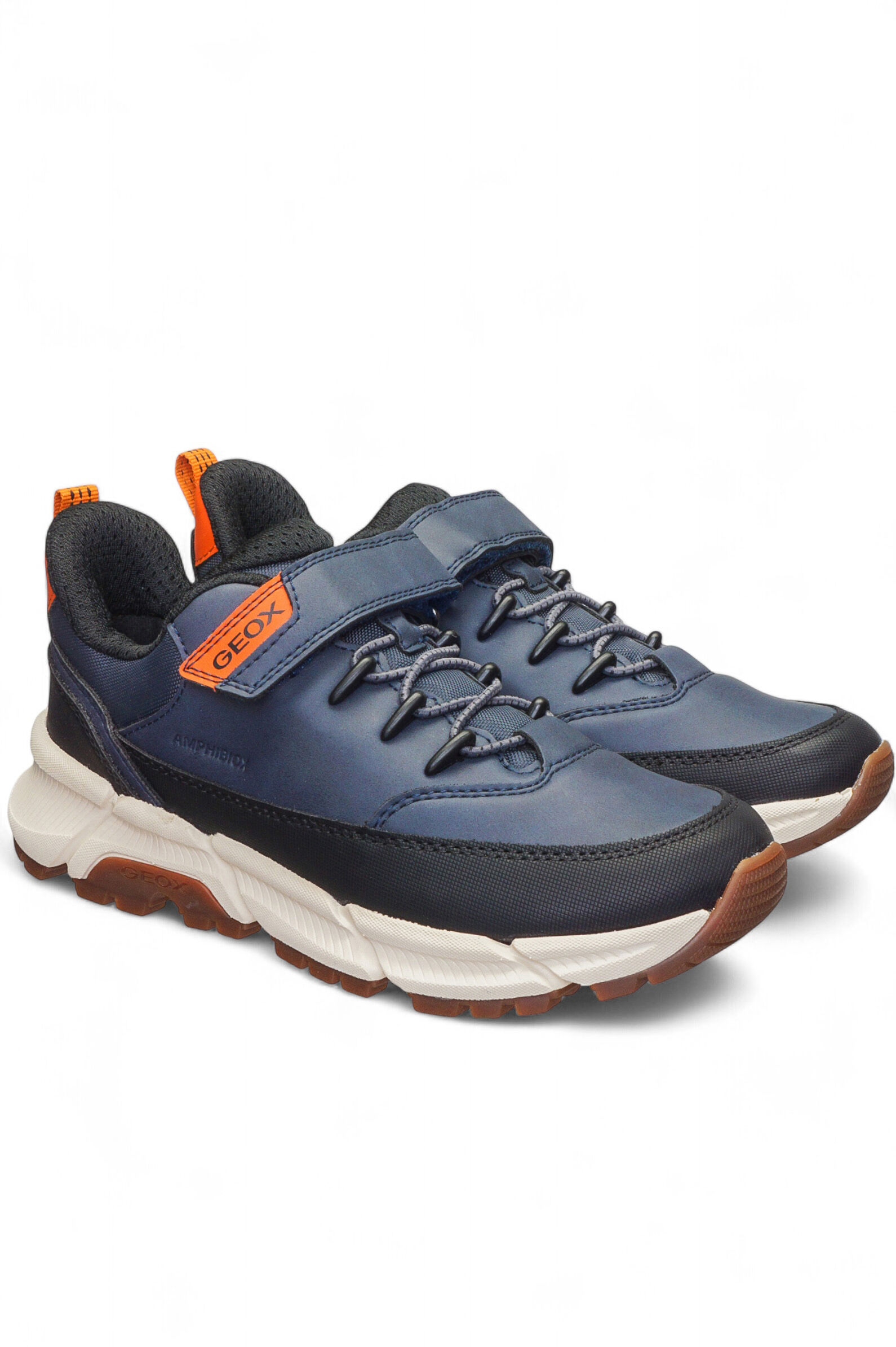 Кроссовки мал. АРТ.J56LCA,син-оранж,и.к-тек/тек-шер