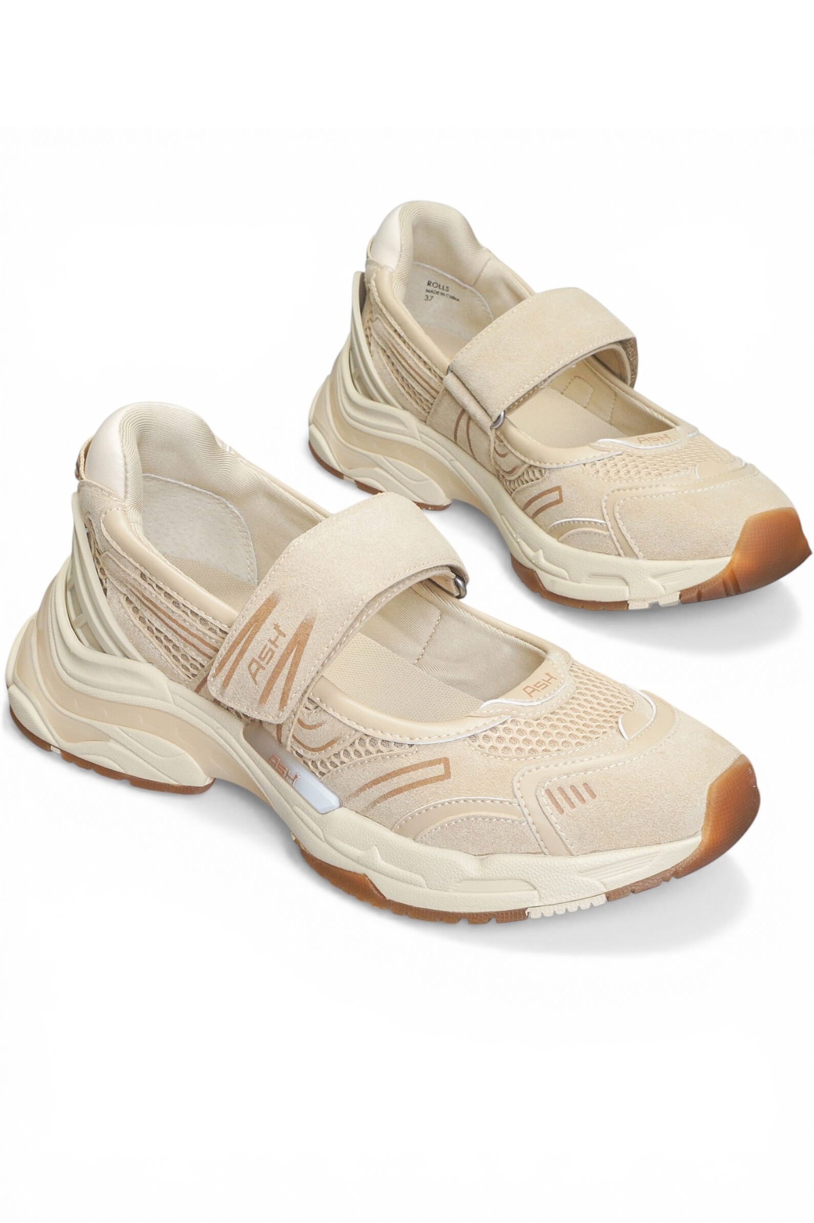 Кроссовки жен. АРТ.SS26-S-150007-001,беж,н.з-тек/тек