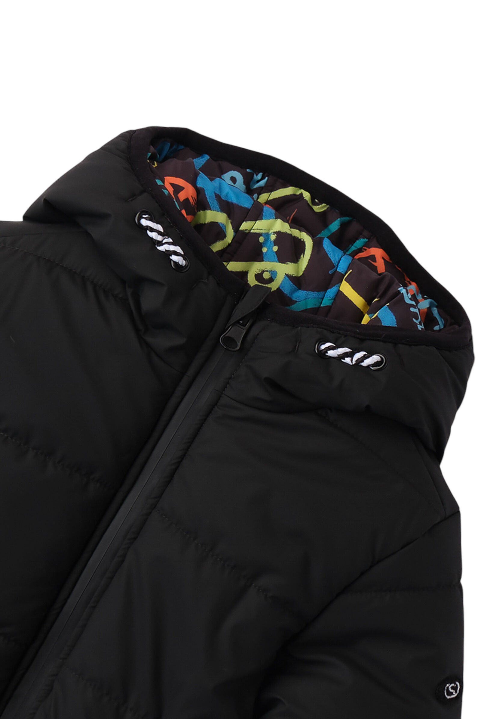 Куртка мал. АРТ.0.A051.00,чер-мул,нейлон-пэ