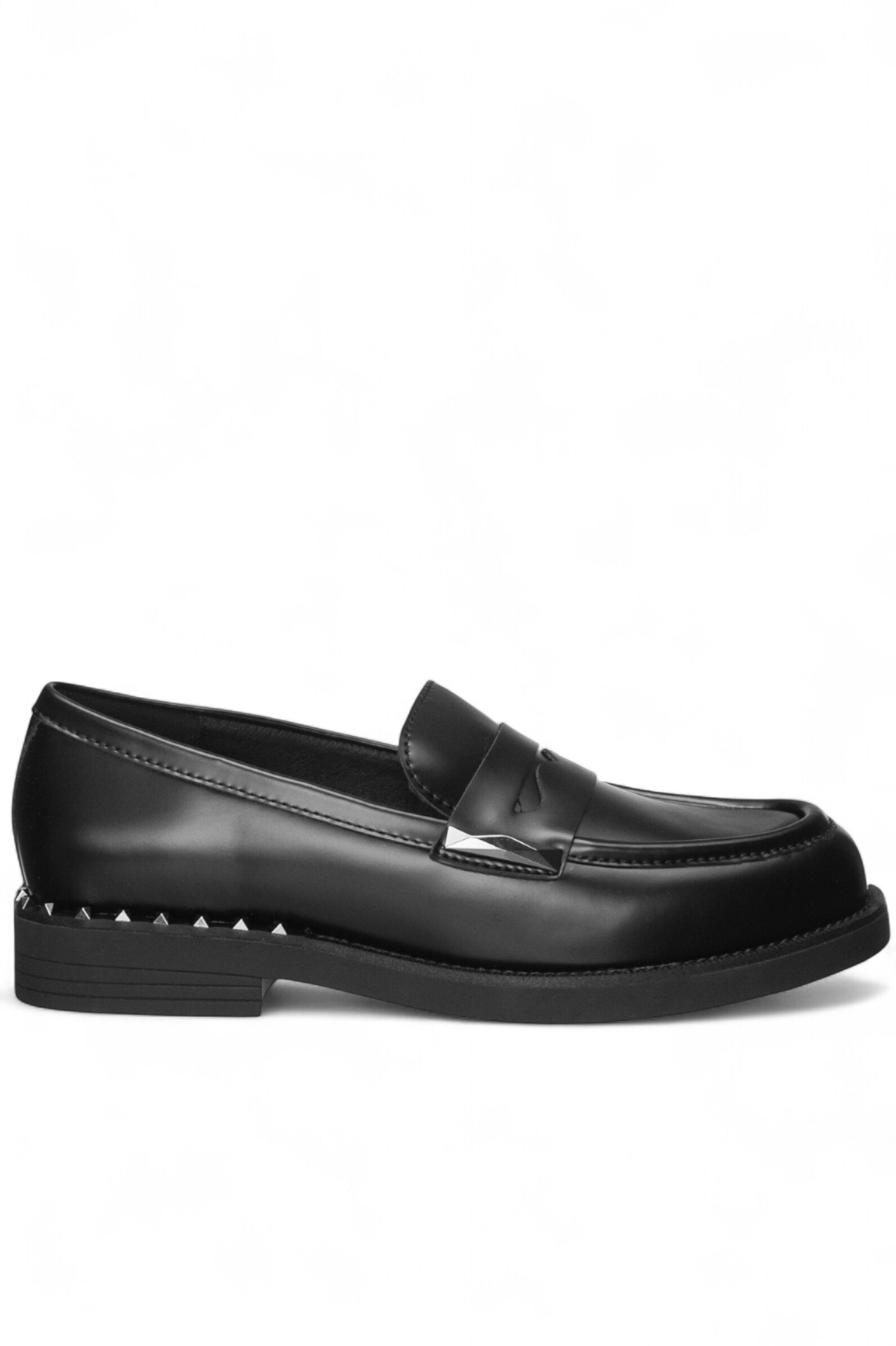 Лоферы жен. АРТ.FW25-M-151930-001,чер,н.к/н.к