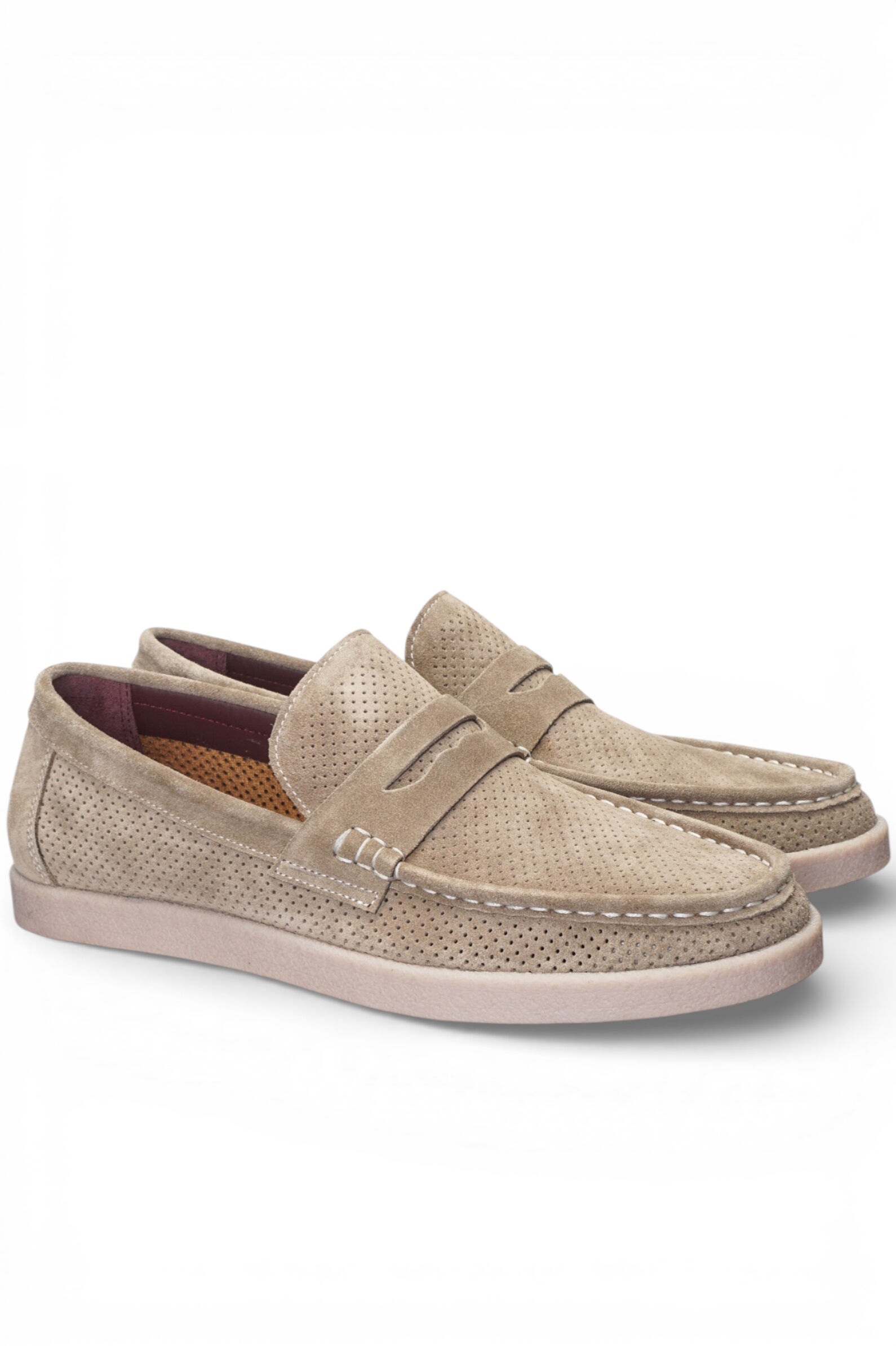 Лоферы муж.АРТ.KD6-901-2B-25B-1,беж,н.з/н.к-тек