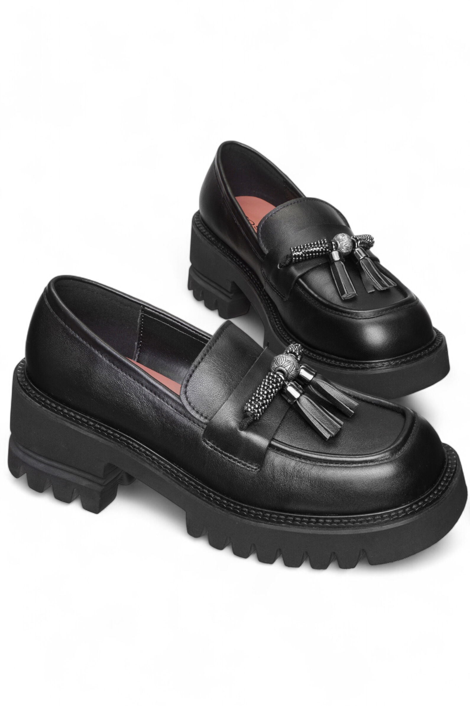 Лоферы жен. АРТ.SF2538S403,чер,н.к/н.к