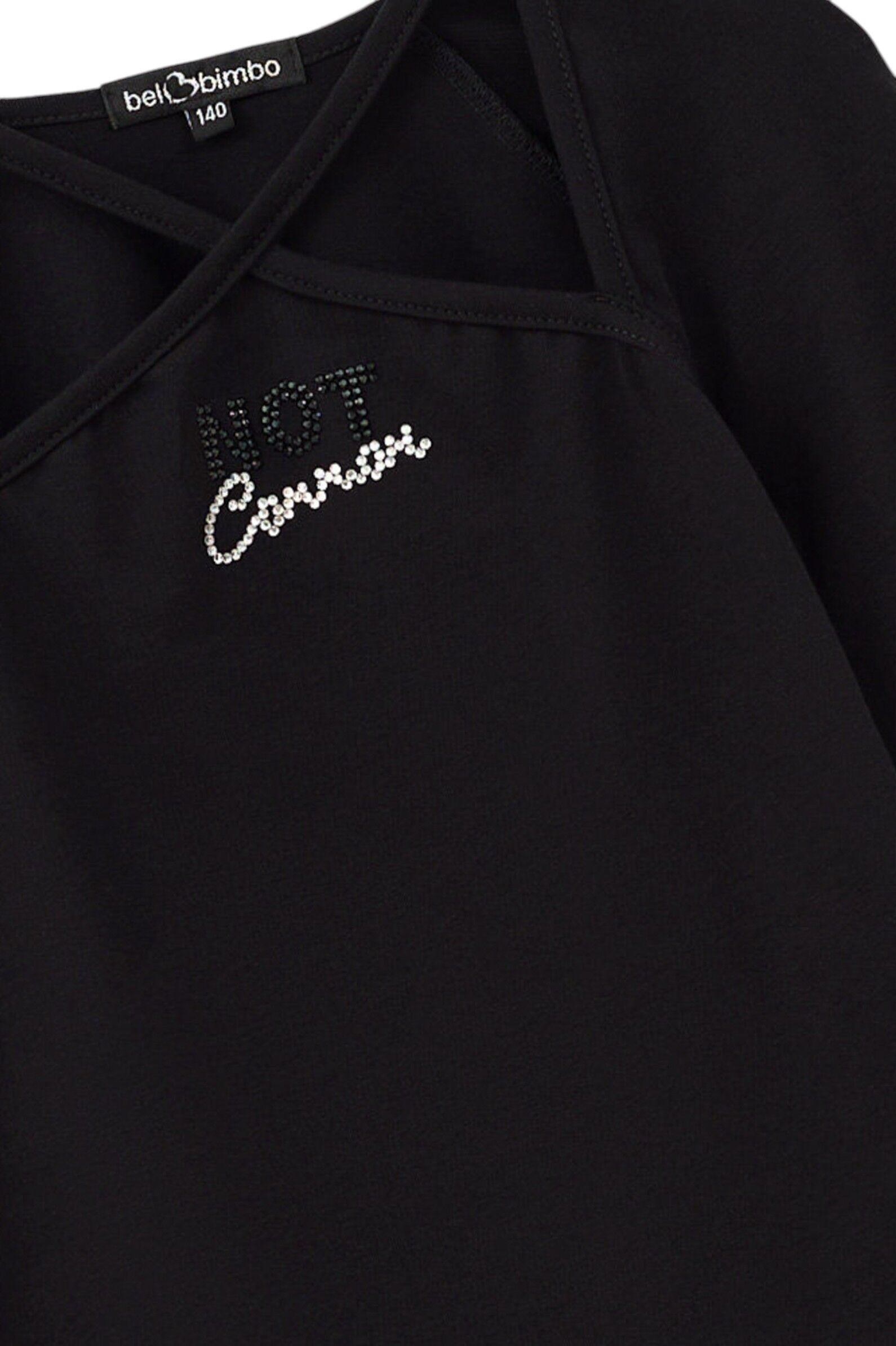 Лонгслив дев. АРТ.252236,чер,хл-эл