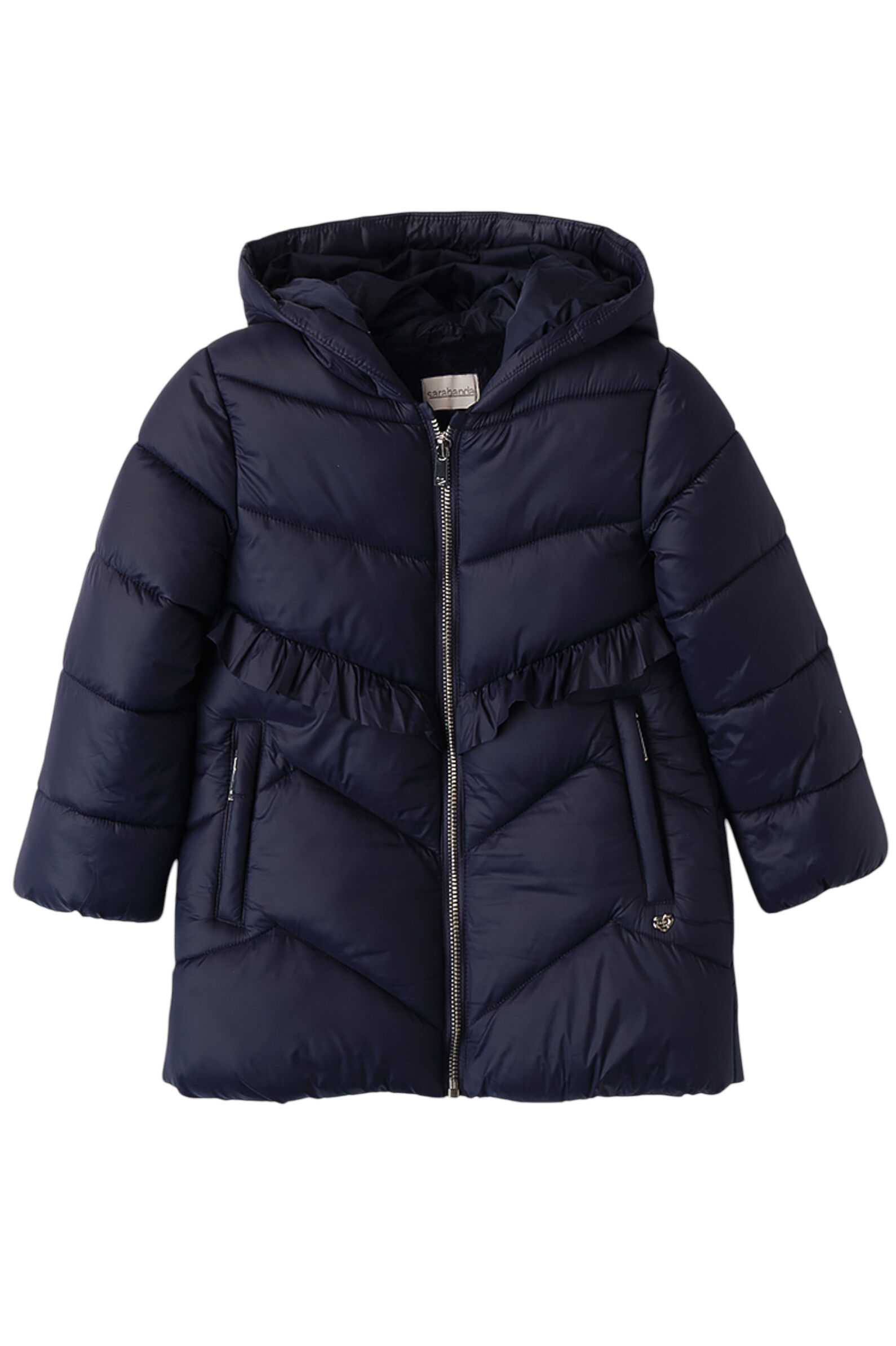 Пальто дев. АРТ.0.A284.00,син,нейлон