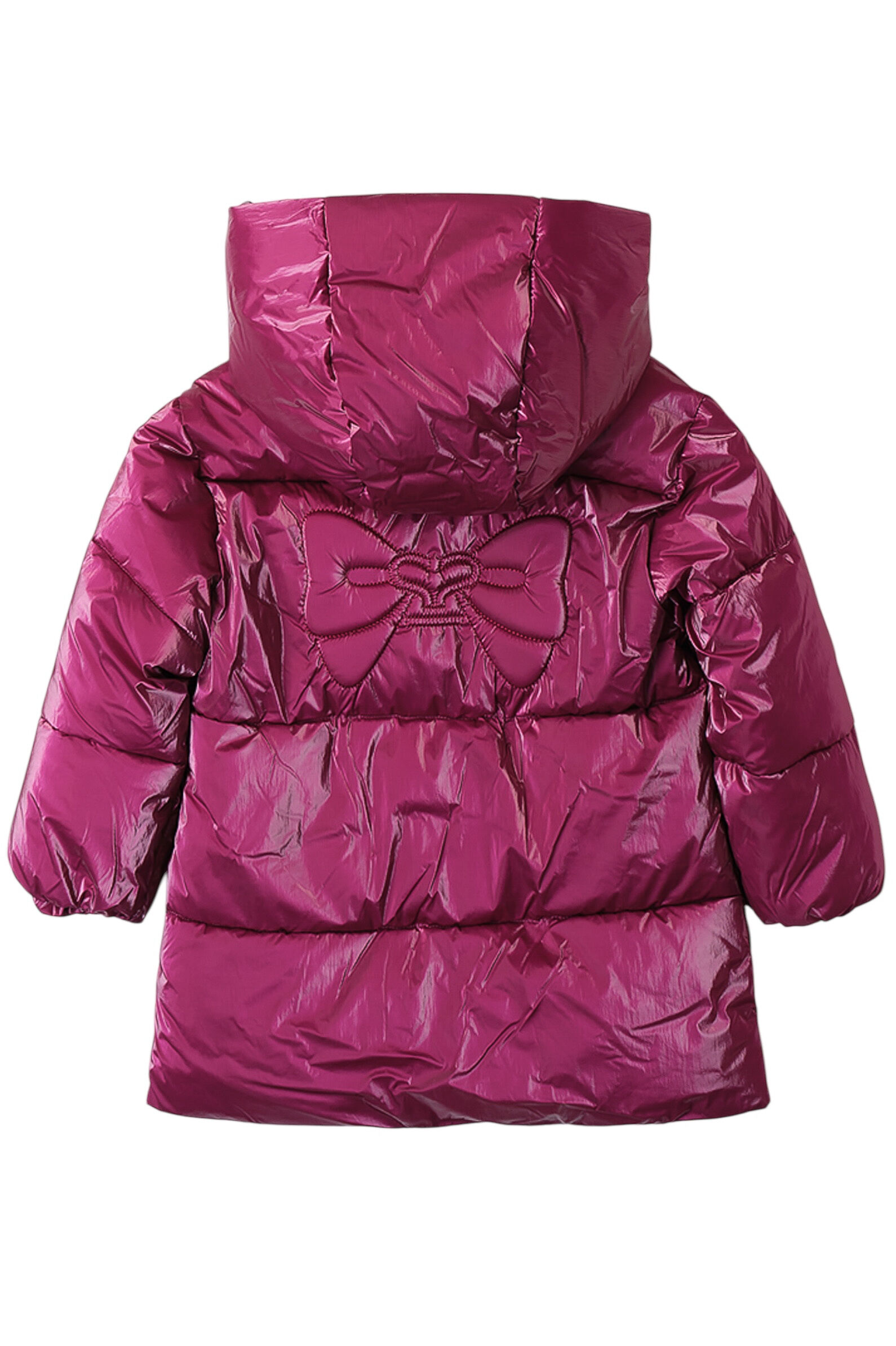 Пальто дев. АРТ.0.A287.00,бордо,нейлон