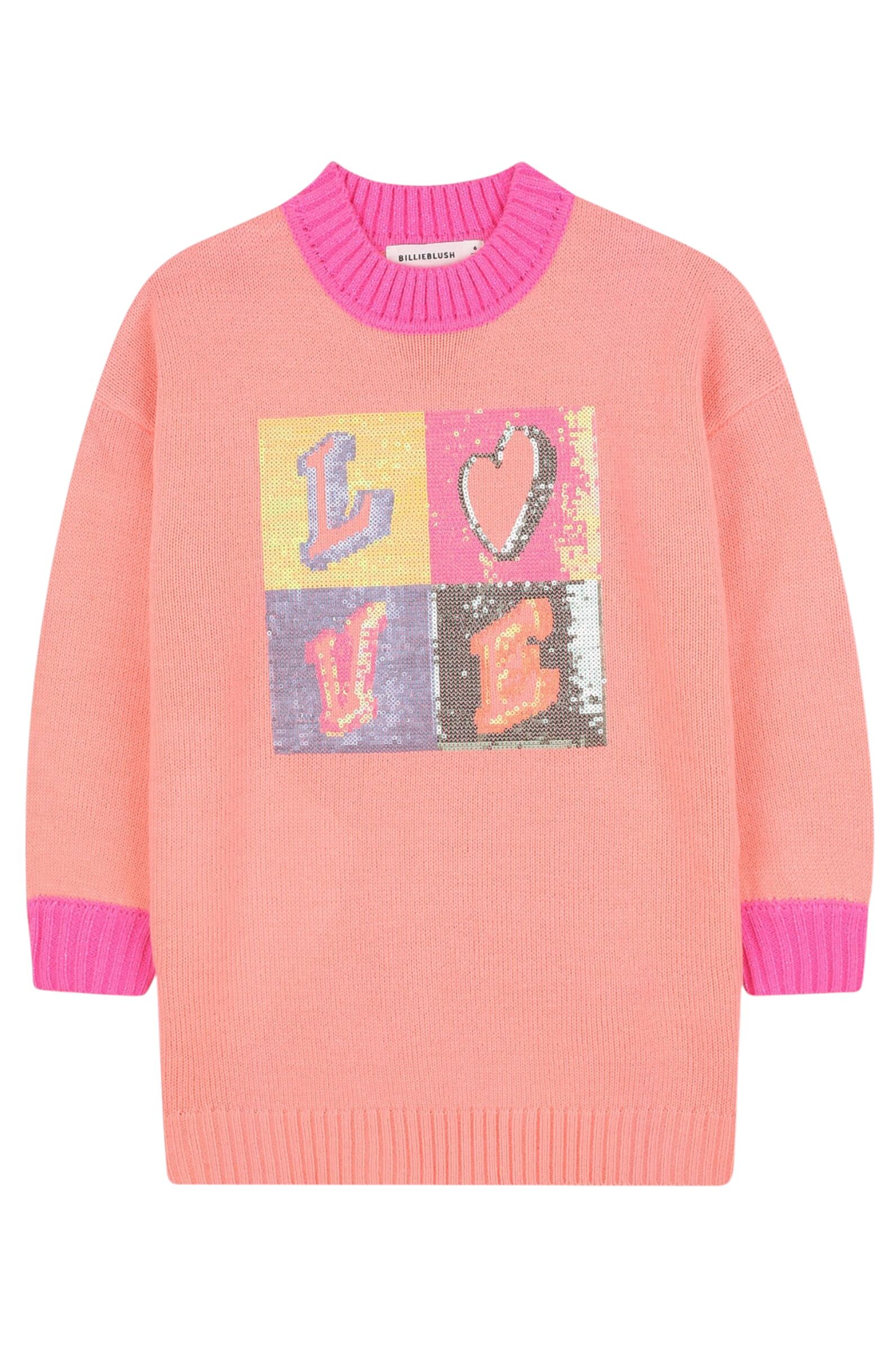 Платье дев. АРТ.U21283/408,корал,акр