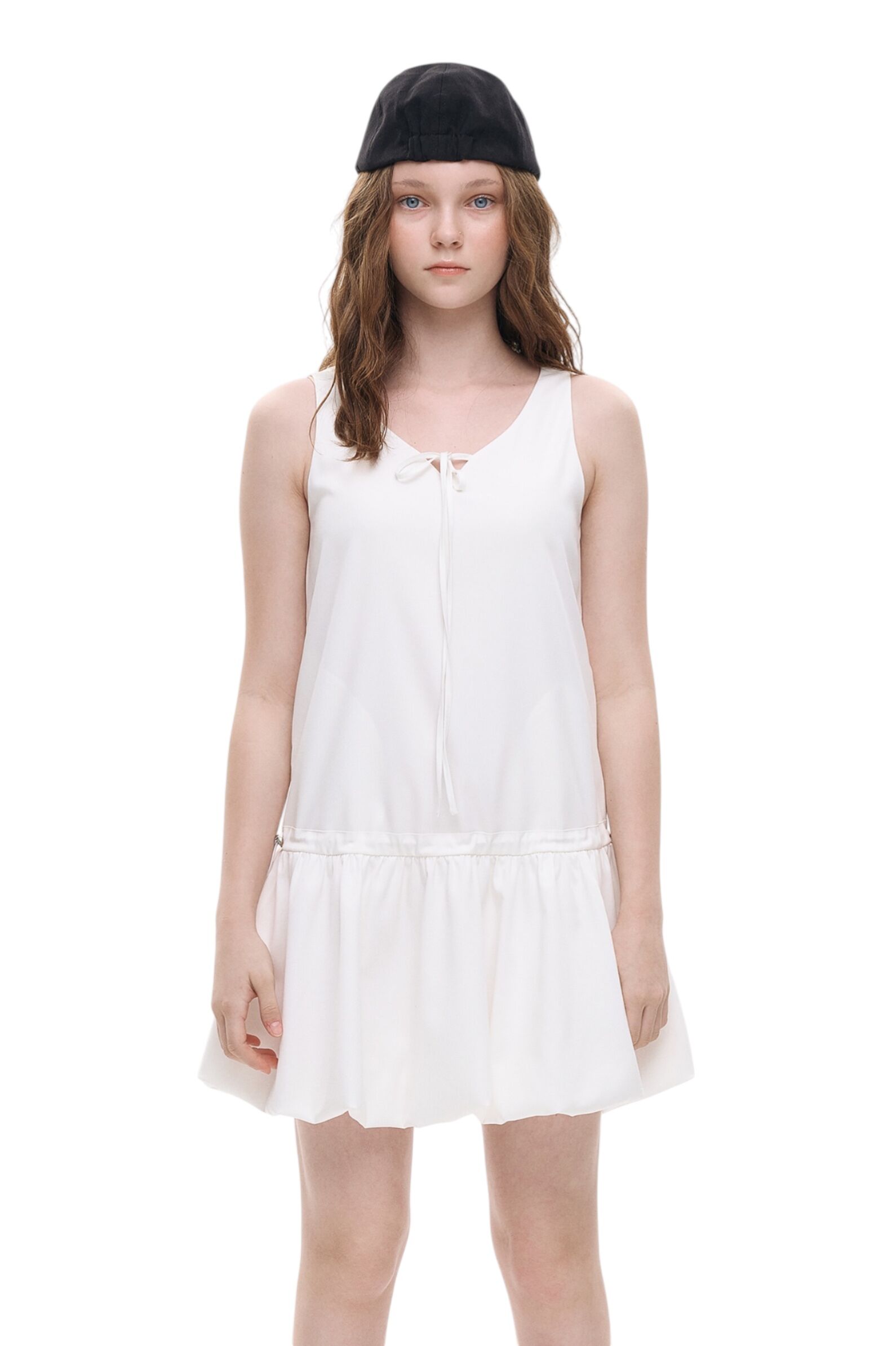 Сарафан дев. АРТ.AA238495,бел,вис-пэ-эл