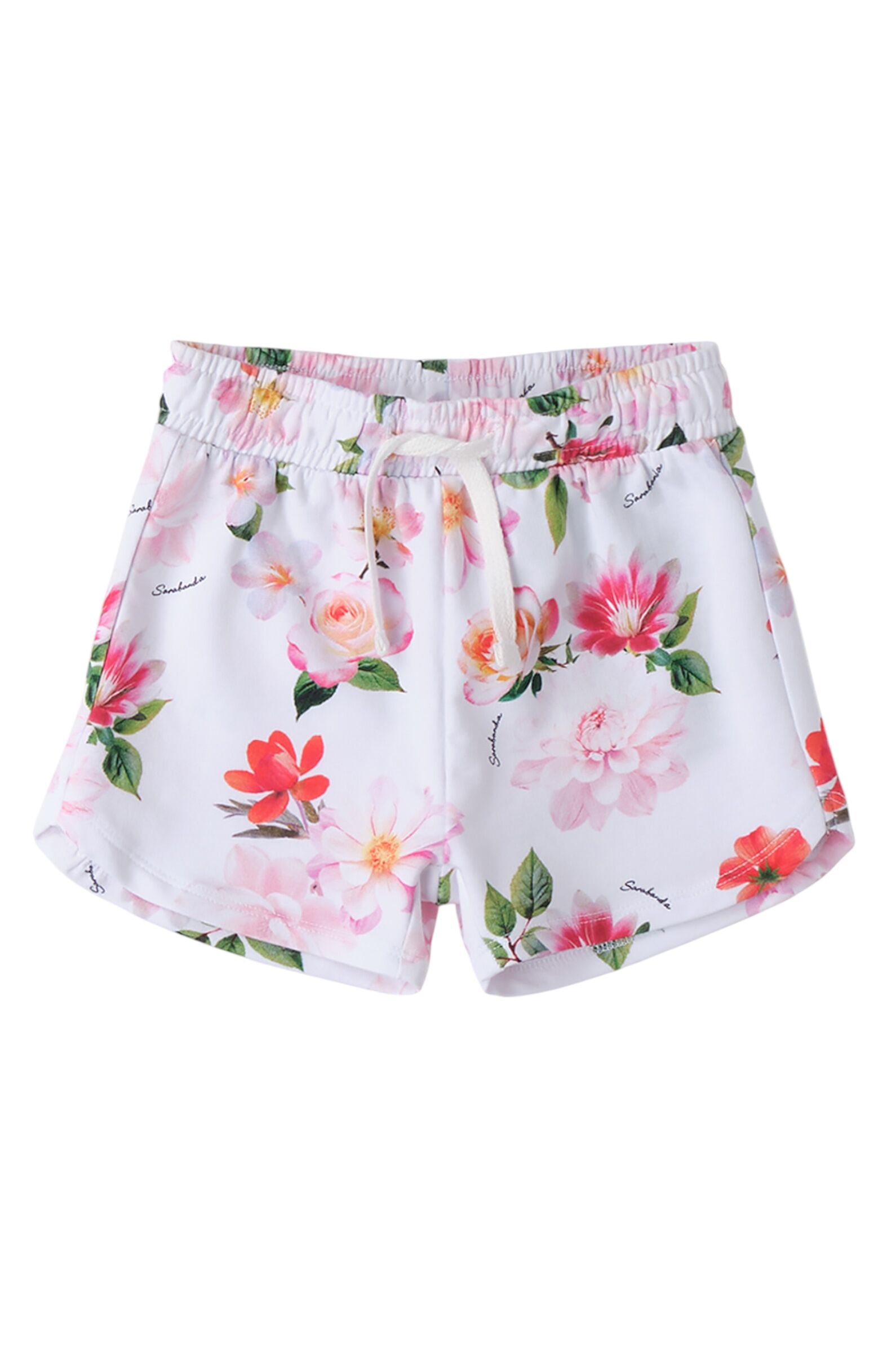 Шорты дев. АРТ.0.B221.00,бел-мул,хл-эл