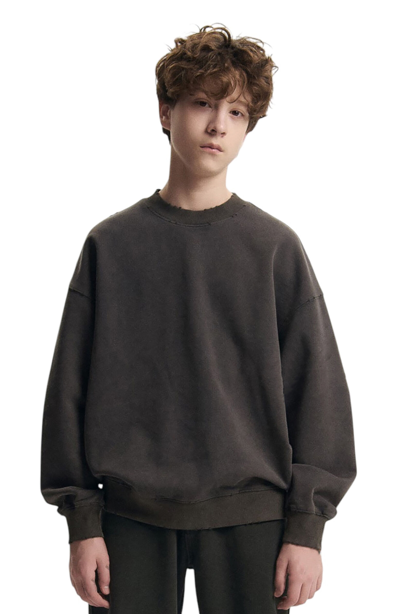 Свитшот АРТ.AT125196,сер,хл