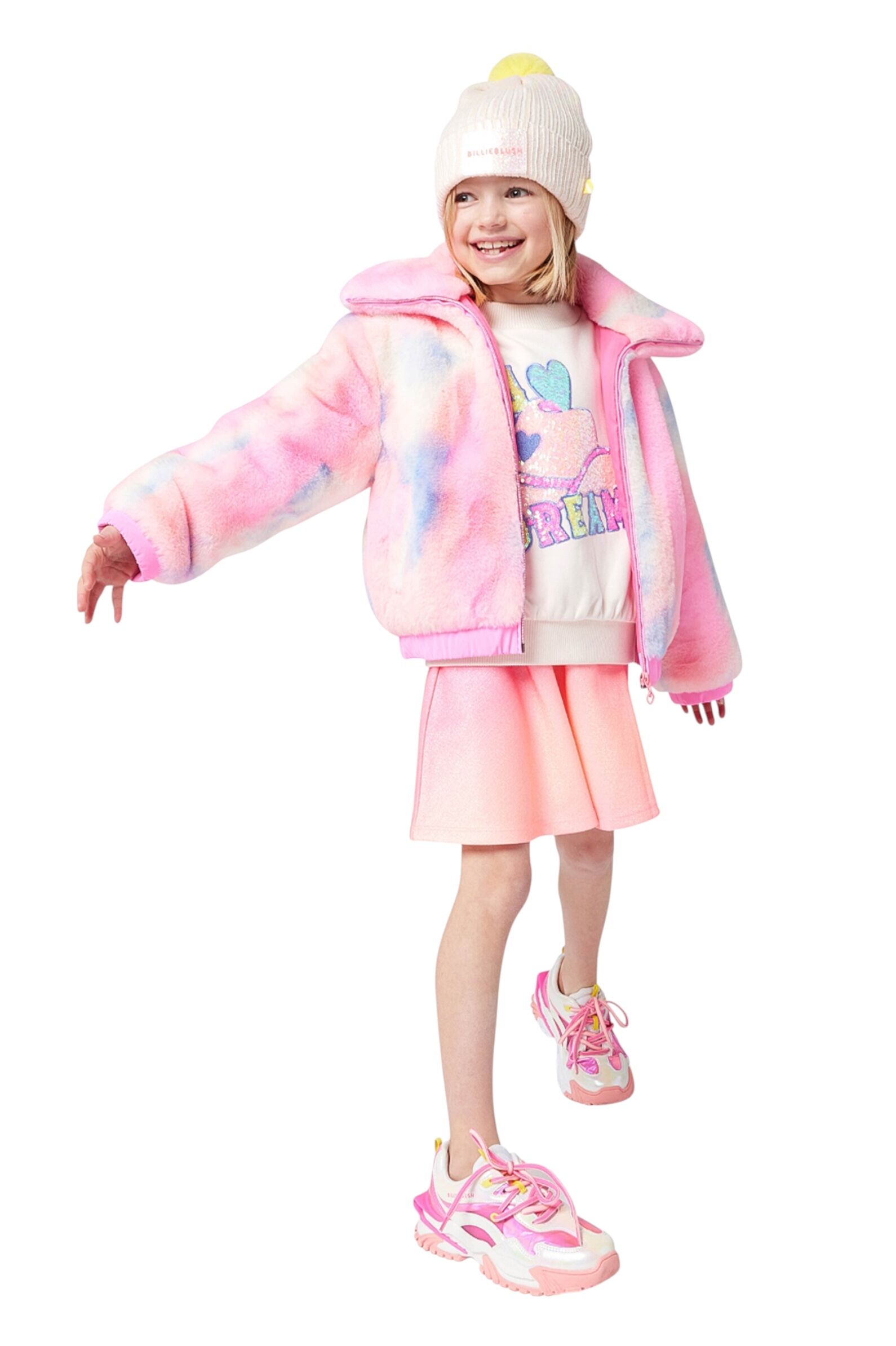 Свитшот дев. АРТ.U21371/47V,св.роз,пэ-хл