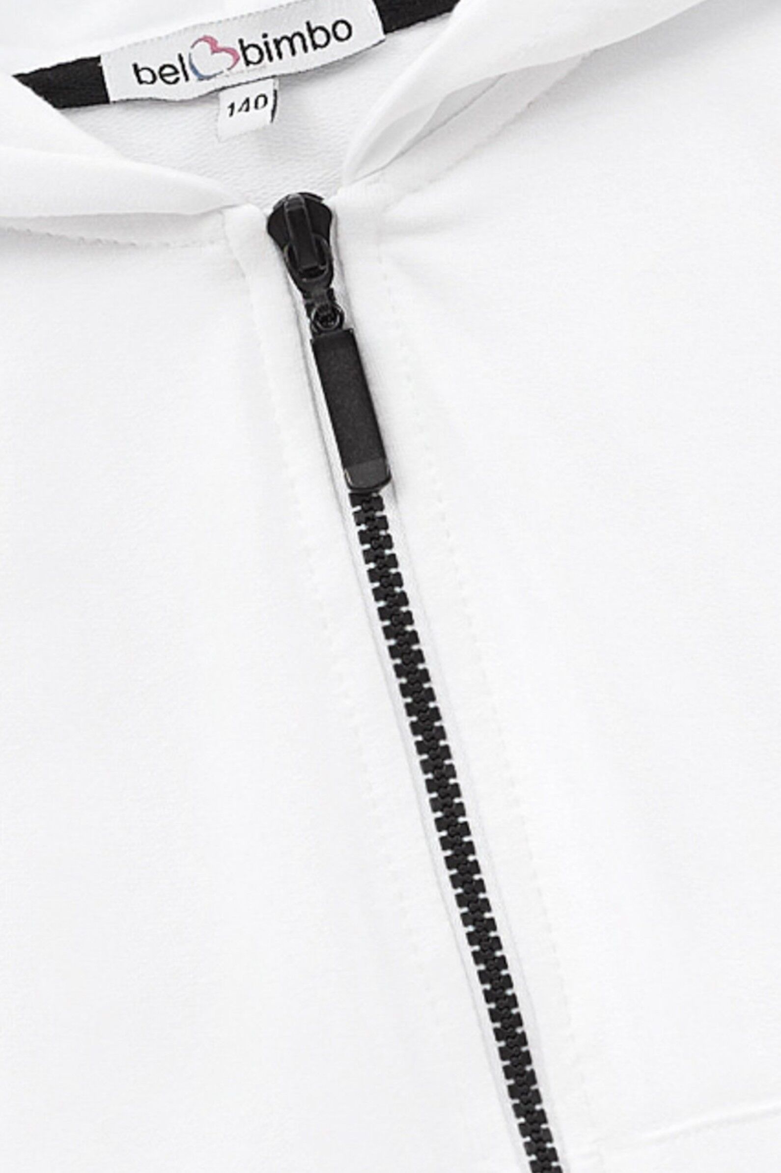 Толстовка дев. АРТ.260132,бел-чер,хл-эл