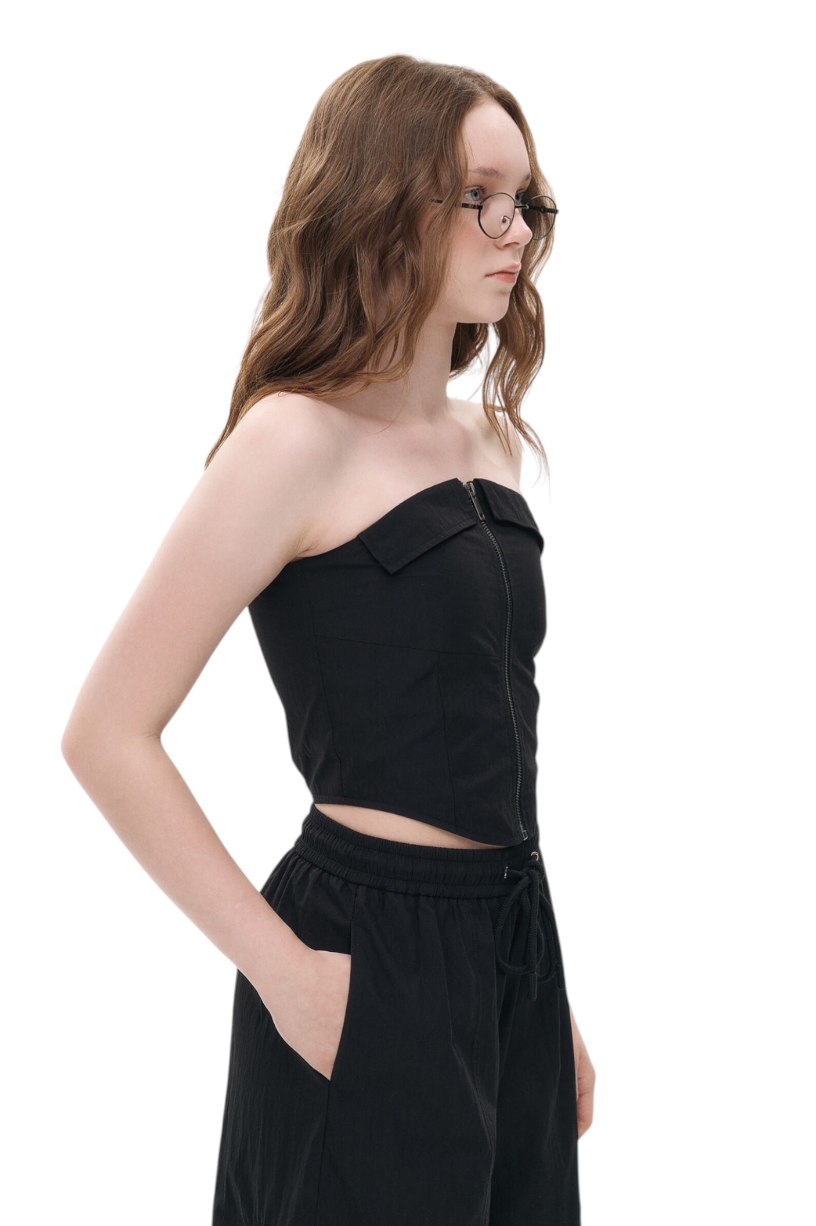 Топ дев. АРТ.AA235023,чер,хл-пэ