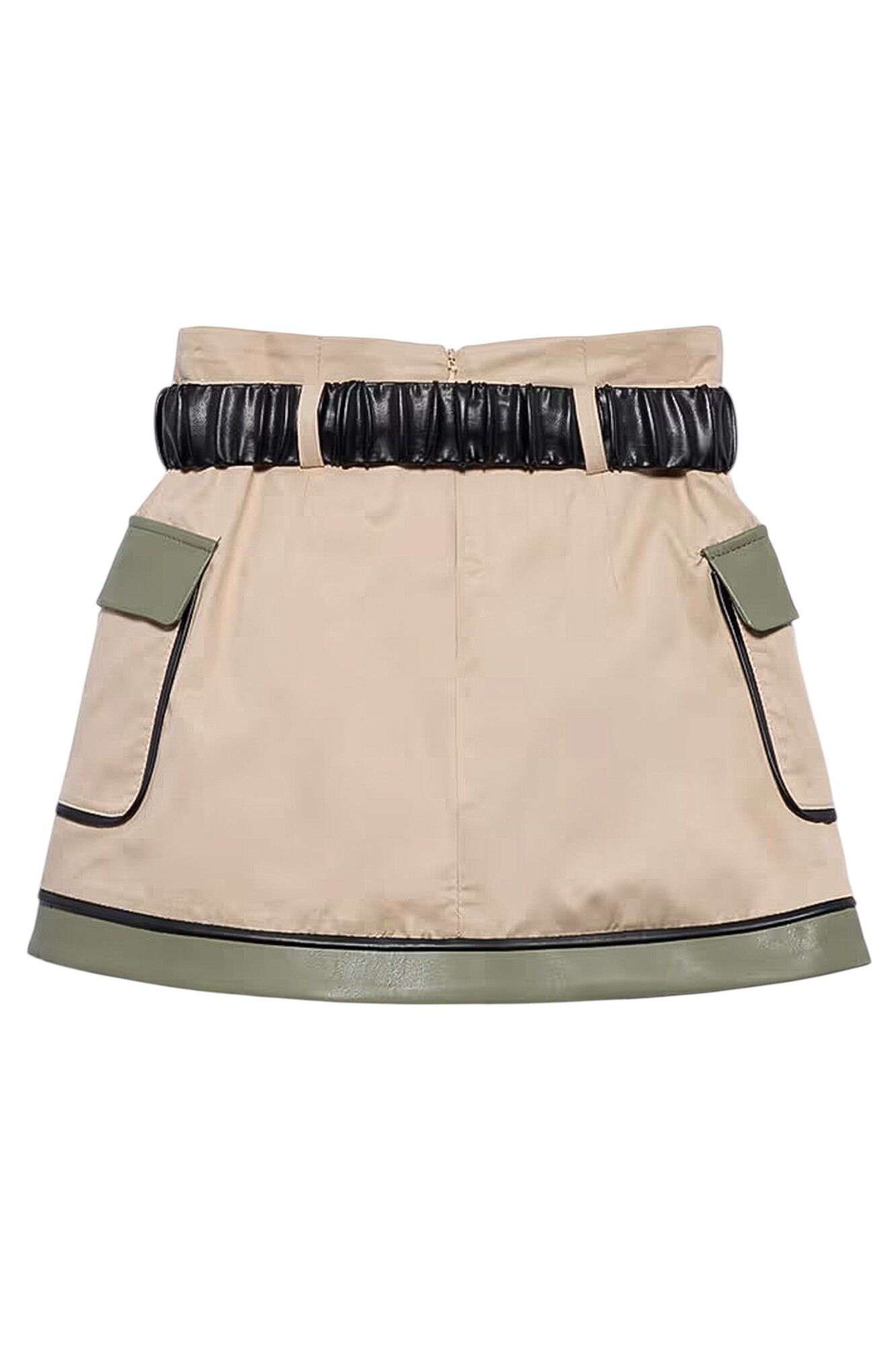 Юбка дев. АРТ.5523,зел-беж,хл-пу-пэ