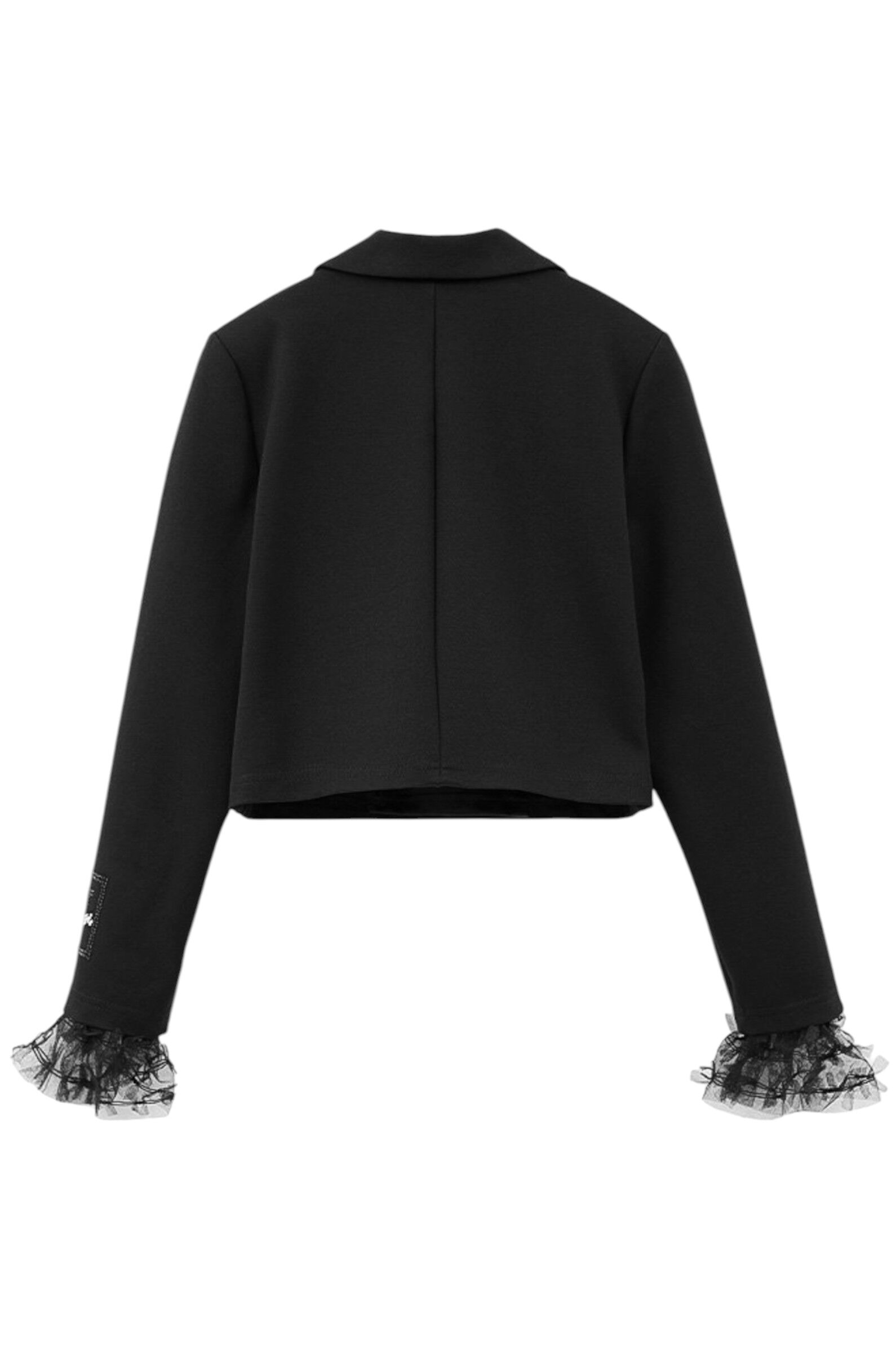 Жакет дев. АРТ.252233,чер,вис-нейл-эл